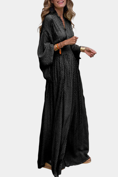 Anelia Vestido Maxi Geométrico