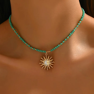 Collar Sol Dorado