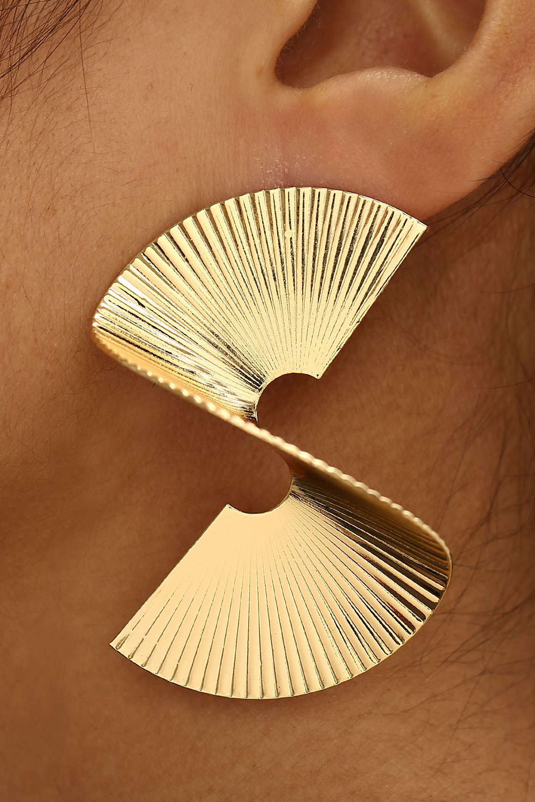Pendientes Plisado