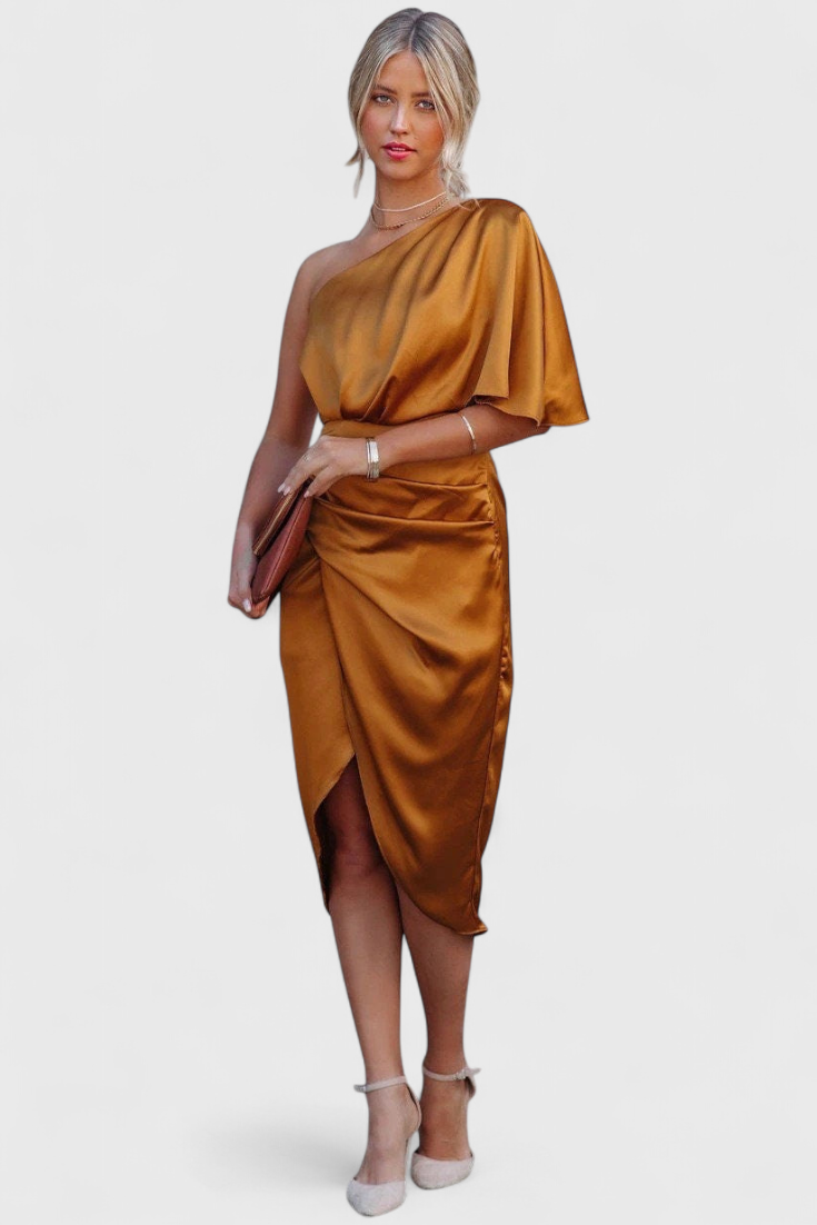 Anais Vestido de Satén Elegante