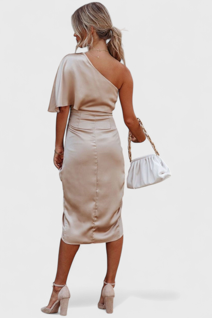 Anais Vestido de Satén Elegante