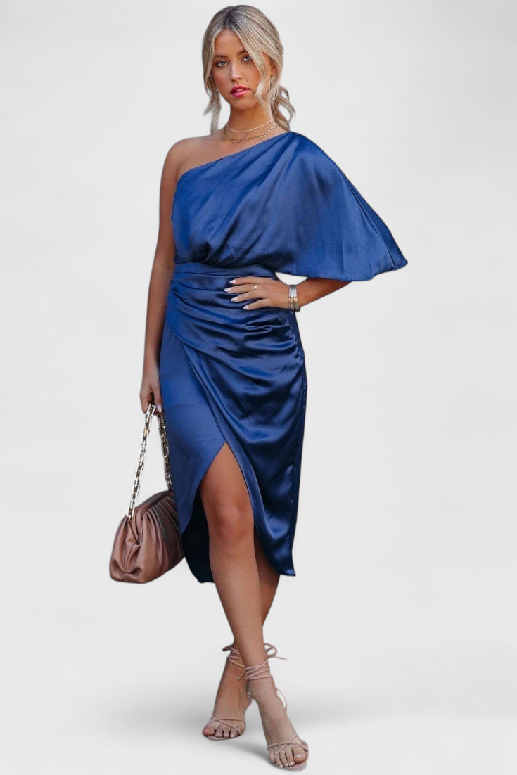 Anais Vestido de Satén Elegante