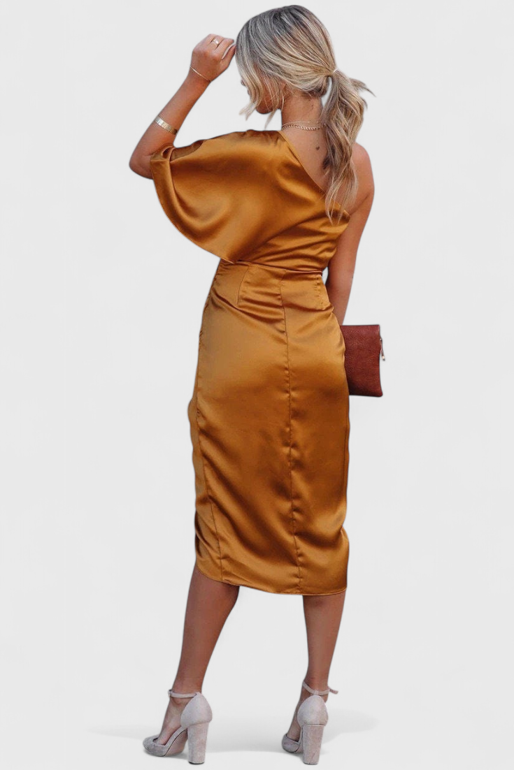 Anais Vestido de Satén Elegante